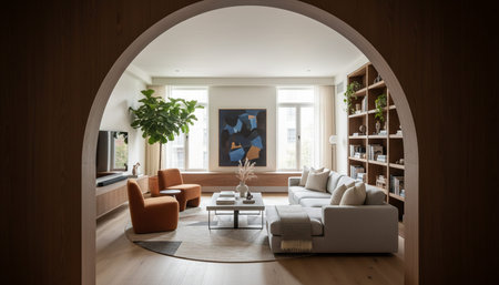 Living Room Interior Home Decor Background