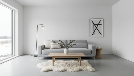 Living Room Interior Home Decor Background