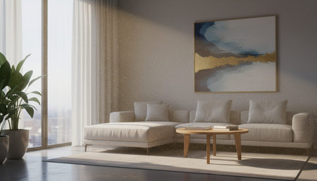 Living Room Interior Home Decor Background
