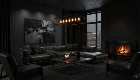 Living Room Interior Home Decor Background