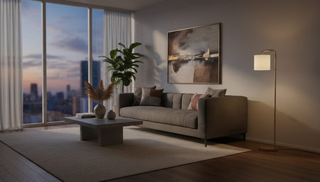 Living Room Interior Home Decor Background