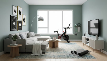 Living Room Interior Home Decor Background