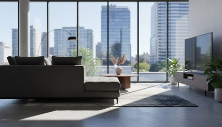 Living Room Interior Home Decor Background