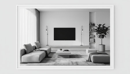 Living Room Interior Home Decor Background