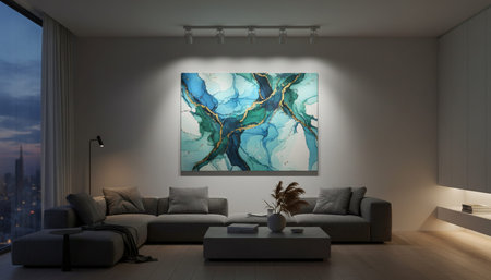 Living Room Interior Home Decor Background