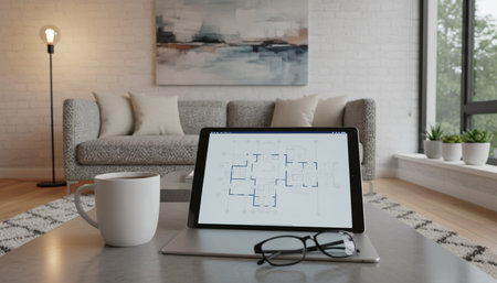 Living Room Interior Home Decor Background