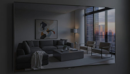 Living Room Interior Home Decor Background