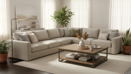 Indoor Living Room Home Decor Background