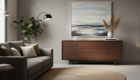 Indoor Living Room Home Decor Background