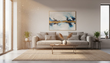 Indoor Living Room Home Decor Background