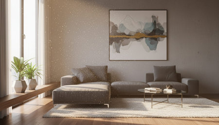Indoor Living Room Home Decor Background