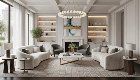 Indoor Living Room Home Decor Background