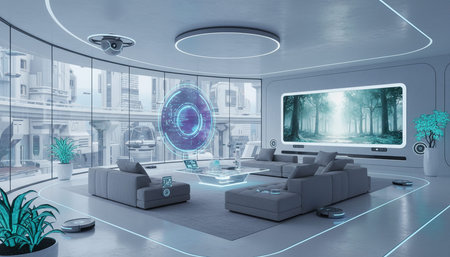 Indoor Living Room Home Decor Background