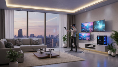 Indoor Living Room Home Decor Background