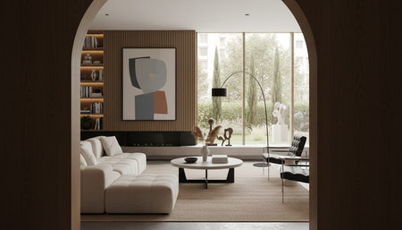 Indoor Living Room Home Decor Background