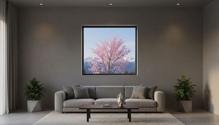 Indoor Living Room Home Decor Background