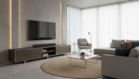 Indoor Living Room Home Decor Background