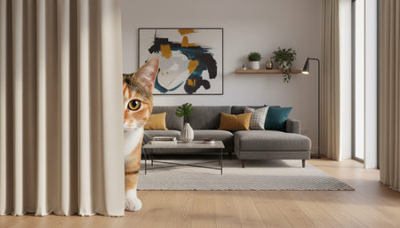 Indoor Living Room Home Decor Background