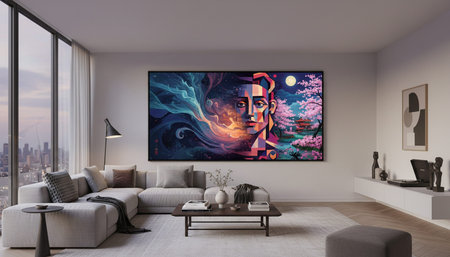 Indoor Living Room Home Decor Background