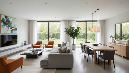 Indoor Living Room Home Decor Background