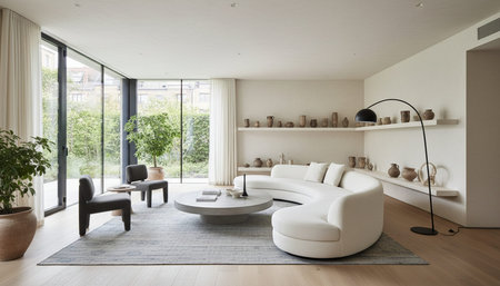 Indoor Living Room Home Decor Background