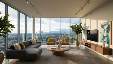 Indoor Living Room Home Decor Background