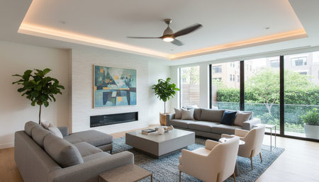 Indoor Living Room Home Decor Background