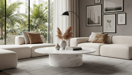 Indoor Living Room Home Decor Background