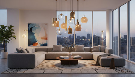 Indoor Living Room Home Decor Background