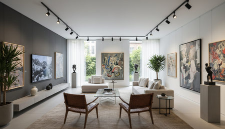 Indoor Living Room Home Decor Background