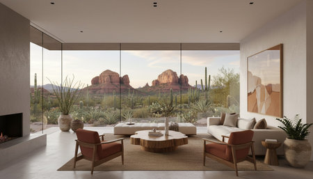 Indoor Living Room Home Decor Background