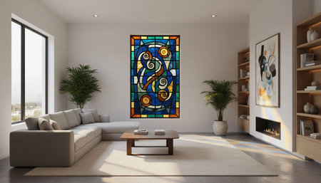 Indoor Living Room Home Decor Background