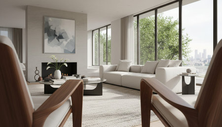 Indoor Living Room Home Decor Background