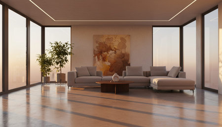 Indoor Living Room Home Decor Background