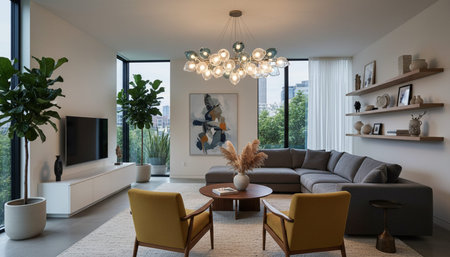 Indoor Living Room Home Decor Background