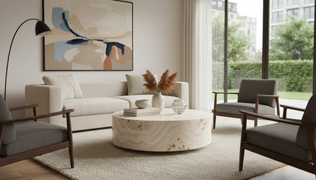 Indoor Living Room Home Decor Background