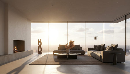 Indoor Living Room Home Decor Background