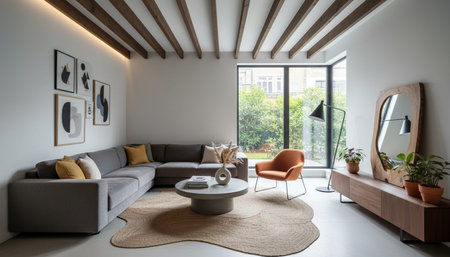 Indoor Living Room Home Decor Background
