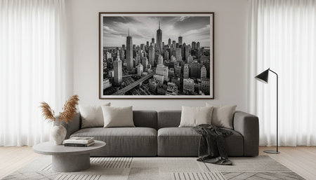 Indoor Living Room Home Decor Background