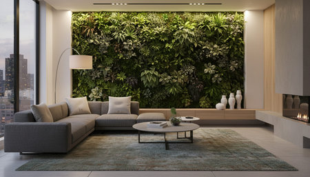 Indoor Living Room Home Decor Background