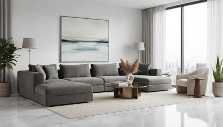 Indoor Living Room Home Decor Background