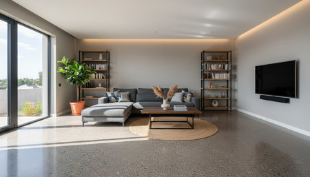 Indoor Living Room Home Decor Background