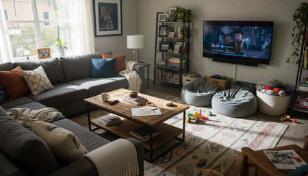 Indoor Living Room Home Decor Background