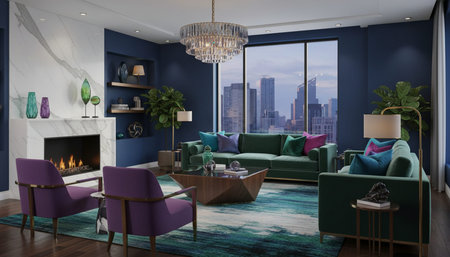 Indoor Living Room Home Decor Background