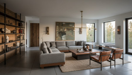 Indoor Living Room Home Decor Background