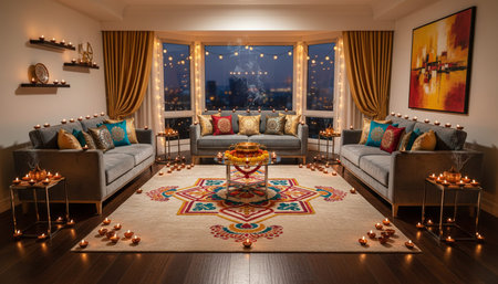 Indoor Living Room Home Decor Background