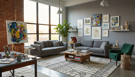 Indoor Living Room Home Decor Background