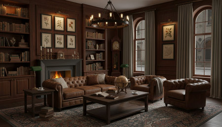 Indoor Living Room Home Decor Background