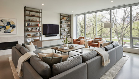 Indoor Living Room Home Decor Background