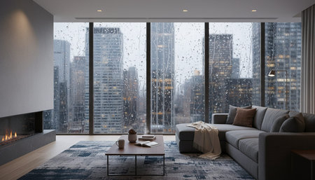 Indoor Living Room Home Decor Background
